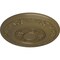 Ekena Millwork Nestor Ceiling Medallion (Fits Canopies up to 5"), Hand-Painted Mississippi Mud, 25 7/8"OD x 2 1/4"P CM25NEMMF - alternate 3